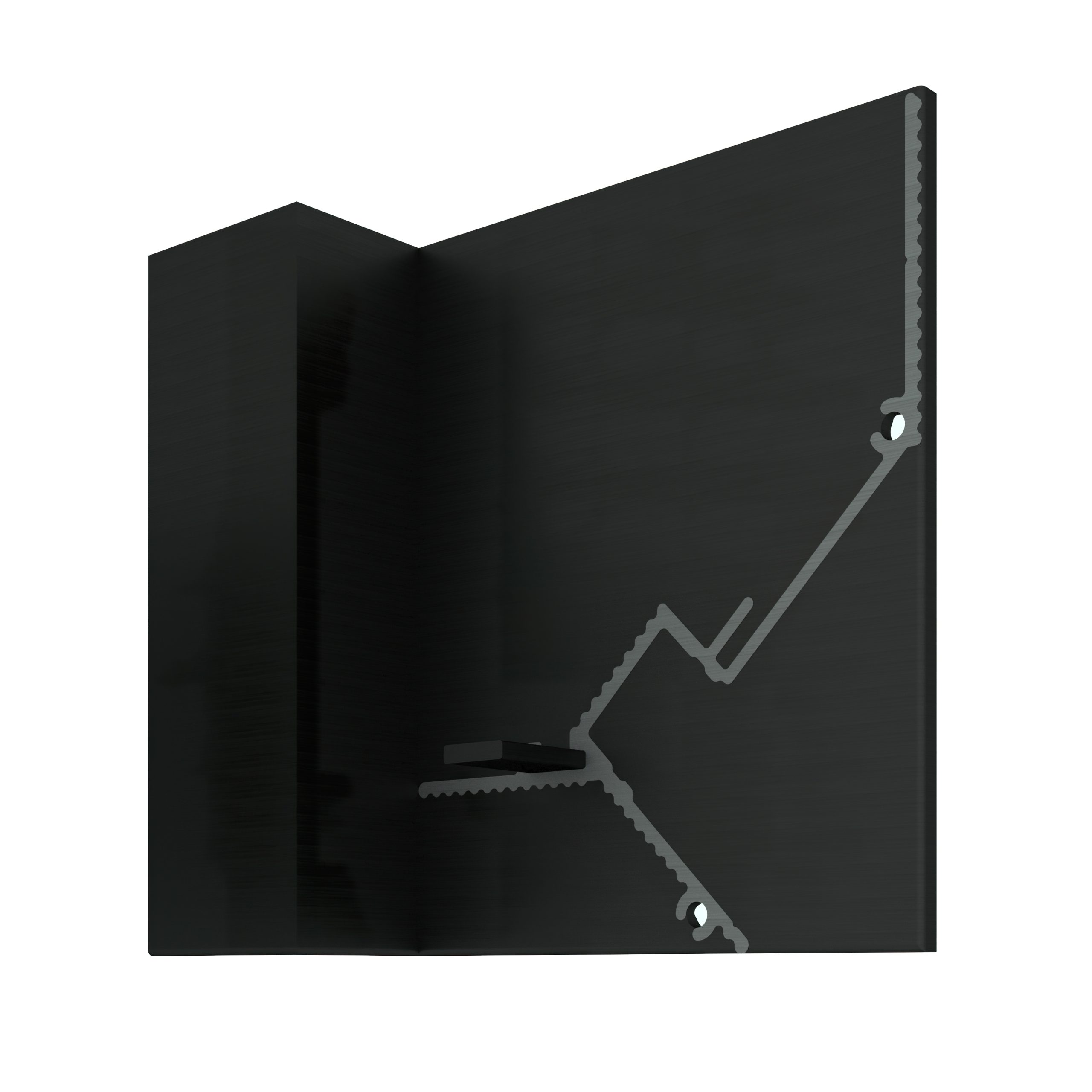 Заглушка для плинтуса Decaro левая Черный EC D005L